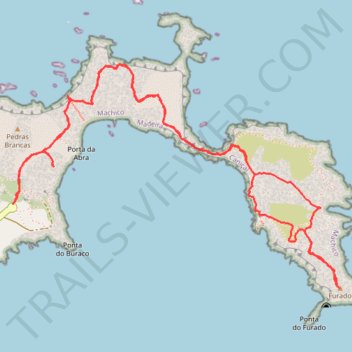 Itinéraire PR 8 - Vereda da Ponta de São Lourenço, distance, dénivelé, altitude, carte, profil, trace GPS