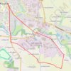 Itinéraire Fougères, distance, dénivelé, altitude, carte, profil, trace GPS
