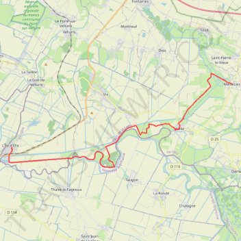 Itinéraire Tracé 219, distance, dénivelé, altitude, carte, profil, trace GPS