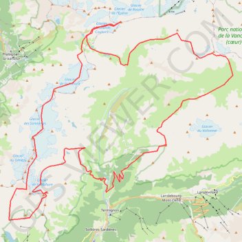 Itinéraire new(1), distance, dénivelé, altitude, carte, profil, trace GPS