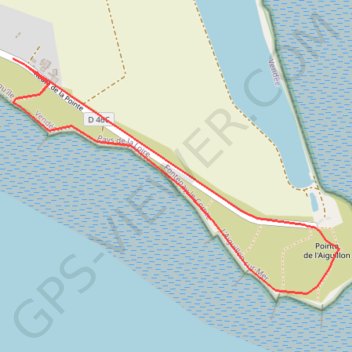 Itinéraire Sentier de la Pointe - L'Aiguillon-sur-Mer, distance, dénivelé, altitude, carte, profil, trace GPS