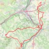 Itinéraire croix Régis Longe Condrieu, distance, dénivelé, altitude, carte, profil, trace GPS