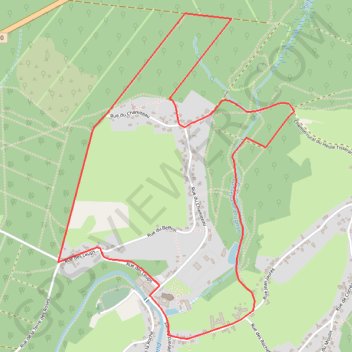 Itinéraire L'abbaye de Saint-Michel, distance, dénivelé, altitude, carte, profil, trace GPS