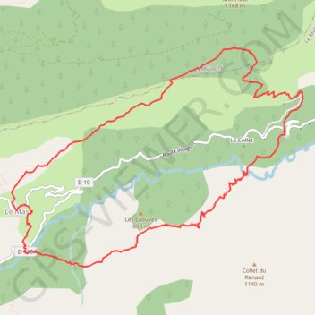Itinéraire La Montagne De Charamel, distance, dénivelé, altitude, carte, profil, trace GPS