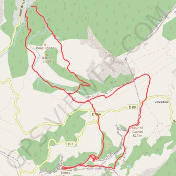 Itinéraire Sources des Encanaux - Dent de Roque Forcade, distance, dénivelé, altitude, carte, profil, trace GPS