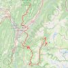 Itinéraire E5 - 24 fictif + réel v1, distance, dénivelé, altitude, carte, profil, trace GPS