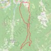 Itinéraire Le Mont d'Autuche, distance, dénivelé, altitude, carte, profil, trace GPS