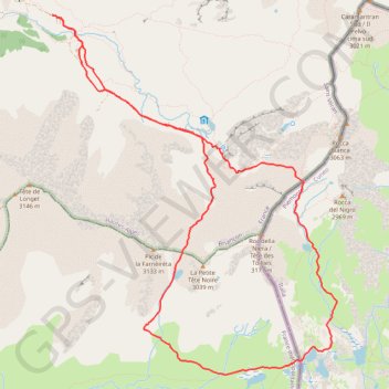 Itinéraire Tour de la Tête des Toilies - randonnée pédestre, distance, dénivelé, altitude, carte, profil, trace GPS