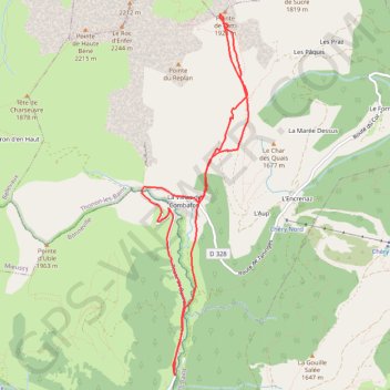 Itinéraire Ratti, distance, dénivelé, altitude, carte, profil, trace GPS