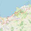 Itinéraire Jour 1 - Trace classique, distance, dénivelé, altitude, carte, profil, trace GPS