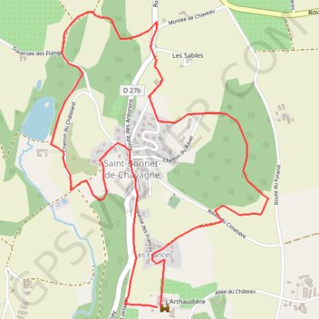 Itinéraire La Chavanaise, distance, dénivelé, altitude, carte, profil, trace GPS