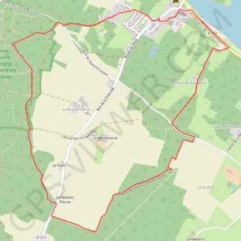 Itinéraire Perspectives de Loire - Cunault, distance, dénivelé, altitude, carte, profil, trace GPS