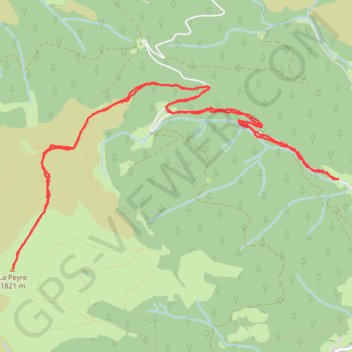 Itinéraire Pic de la Peyre, distance, dénivelé, altitude, carte, profil, trace GPS