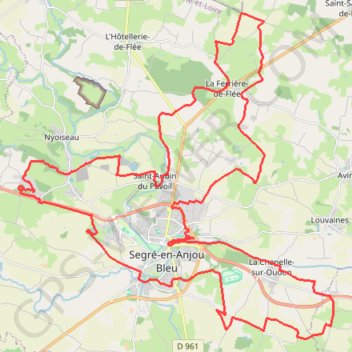 Itinéraire Rando des Mines - Nyoiseau, distance, dénivelé, altitude, carte, profil, trace GPS