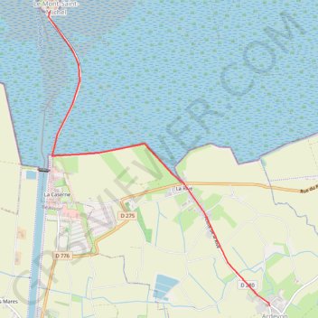 Itinéraire Pélerinage, distance, dénivelé, altitude, carte, profil, trace GPS