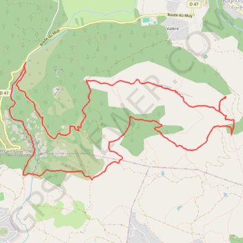 Itinéraire Bagnols en Forêt, distance, dénivelé, altitude, carte, profil, trace GPS