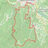 Itinéraire Parcours VTT Vaison rouge V finale, distance, dénivelé, altitude, carte, profil, trace GPS