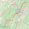 Itinéraire 1-St Pierre de Chartreuse - La Chapelle en Vercors V2, distance, dénivelé, altitude, carte, profil, trace GPS