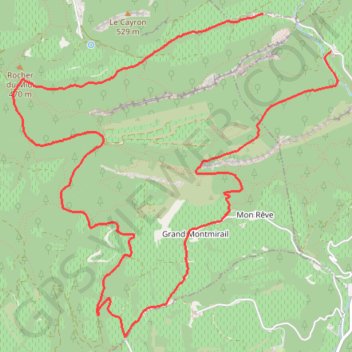 Itinéraire Dentelles-de-montmirail, distance, dénivelé, altitude, carte, profil, trace GPS