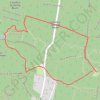 Itinéraire FONTAINEBLEAU - La Plaine verte, distance, dénivelé, altitude, carte, profil, trace GPS