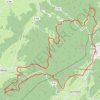 Itinéraire Dans le massif de la Haute Joux - entre Doubs et Jura, distance, dénivelé, altitude, carte, profil, trace GPS