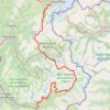 Itinéraire Les Houches - Modane, distance, dénivelé, altitude, carte, profil, trace GPS