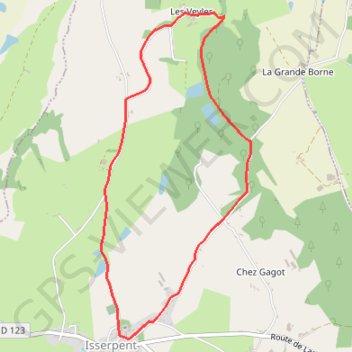 Itinéraire Promenade des Veyles, distance, dénivelé, altitude, carte, profil, trace GPS