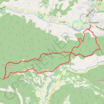 Itinéraire Mont Rachas, distance, dénivelé, altitude, carte, profil, trace GPS