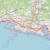 Itinéraire De Genova Est à Voltri, distance, dénivelé, altitude, carte, profil, trace GPS