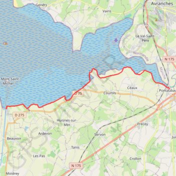 Itinéraire Chemin de Saint-Michel (voie de Paris) étape 17, distance, dénivelé, altitude, carte, profil, trace GPS