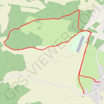 Itinéraire Le tour par la vallée mine d'orge -Véel, distance, dénivelé, altitude, carte, profil, trace GPS