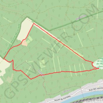 Itinéraire PLATEAU AVANT GARDE, distance, dénivelé, altitude, carte, profil, trace GPS