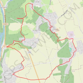 Itinéraire Ymare, distance, dénivelé, altitude, carte, profil, trace GPS