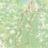 Itinéraire Gévaudan - Circuit de la Gardille, distance, dénivelé, altitude, carte, profil, trace GPS