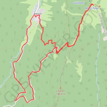 Itinéraire MONT MORBIER, distance, dénivelé, altitude, carte, profil, trace GPS