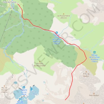 Itinéraire Col du Mouchillon, distance, dénivelé, altitude, carte, profil, trace GPS
