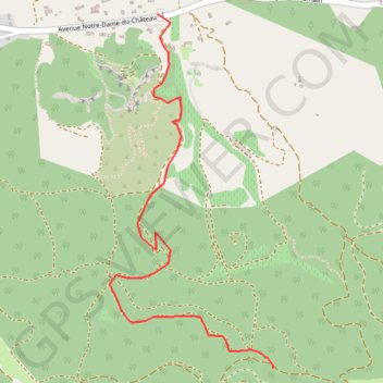 Itinéraire La montée d'Almeran, distance, dénivelé, altitude, carte, profil, trace GPS