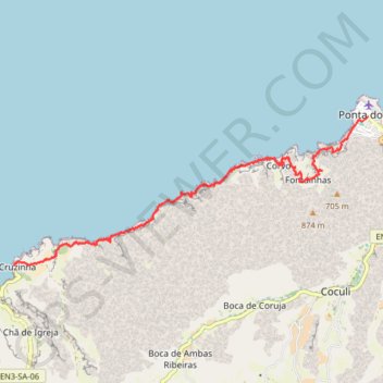 Itinéraire N4_13km, distance, dénivelé, altitude, carte, profil, trace GPS