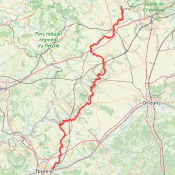 Itinéraire GR 655 _ Compostelle via Turonensis, distance, dénivelé, altitude, carte, profil, trace GPS