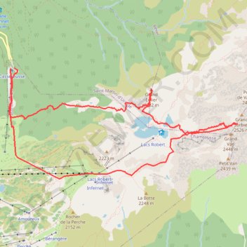 Itinéraire Trilogie Eulier-Grand Sorbier-Croix, distance, dénivelé, altitude, carte, profil, trace GPS
