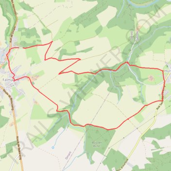 Itinéraire Falmagne-19133095, distance, dénivelé, altitude, carte, profil, trace GPS
