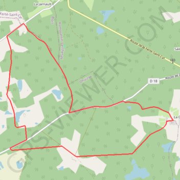 Itinéraire Le Mesnil - Dhuizon, distance, dénivelé, altitude, carte, profil, trace GPS