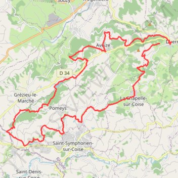 Itinéraire Duèrne 19-10-25-22717892, distance, dénivelé, altitude, carte, profil, trace GPS