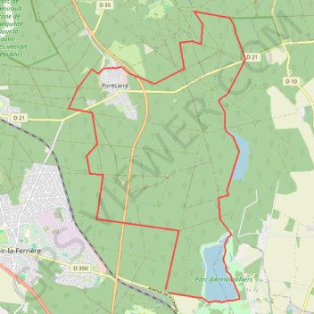 Itinéraire Gretz Amainvilliers, distance, dénivelé, altitude, carte, profil, trace GPS