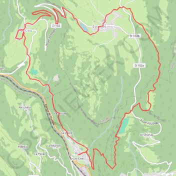 Itinéraire Boucle du Plateau de Jargoy, distance, dénivelé, altitude, carte, profil, trace GPS