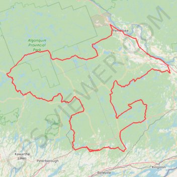 Itinéraire The Highlands Loop, distance, dénivelé, altitude, carte, profil, trace GPS