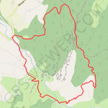Itinéraire Rochefort - Samson, distance, dénivelé, altitude, carte, profil, trace GPS