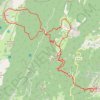 Itinéraire Sûre, Charmant Som, Chamechaude en boucle, distance, dénivelé, altitude, carte, profil, trace GPS