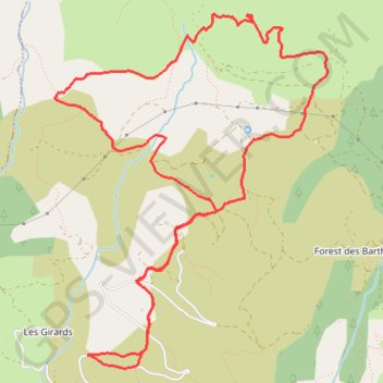 Itinéraire Chorges Serre Lacroix, distance, dénivelé, altitude, carte, profil, trace GPS