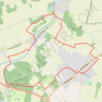Itinéraire Autour de Perthes, distance, dénivelé, altitude, carte, profil, trace GPS